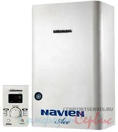 Настенный газовый котел Navien Ace - 16k COAXIAL Silver